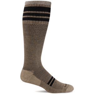 Sockwell Mens Speedway Firm Compression Socks  -  Large/X-Large / Khaki