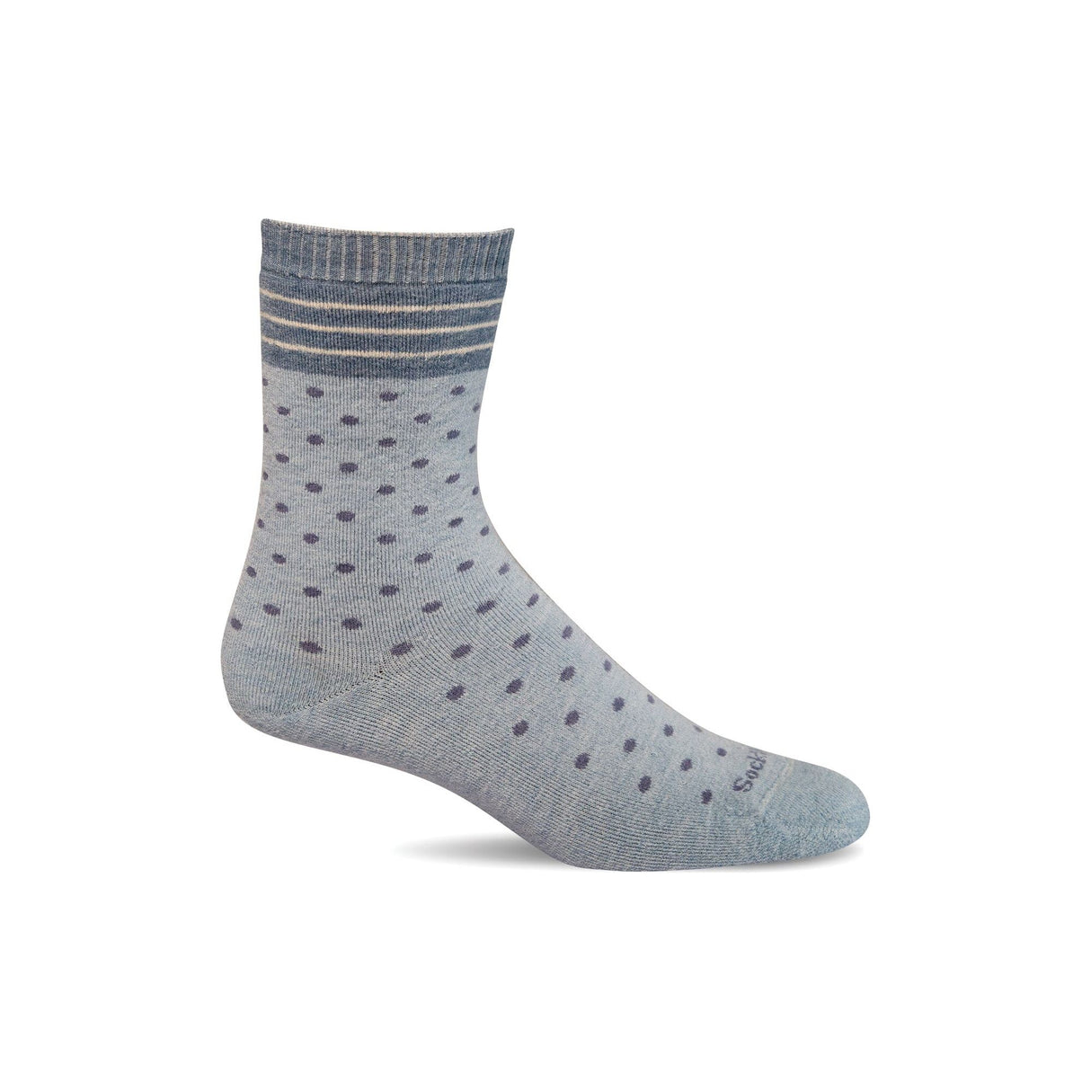 Sockwell Womens Plush Relaxed Fit Crew Socks  -  Small/Medium / Chambray