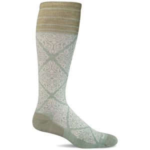 Sockwell Womens The Raj Firm Compression Knee High Socks  -  Small/Medium / Celadon