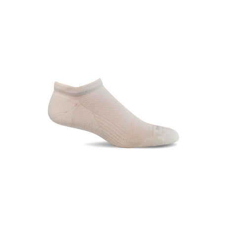 Sockwell Womens Elevate Moderate Compression No-Show Socks  -  Small/Medium / Natural