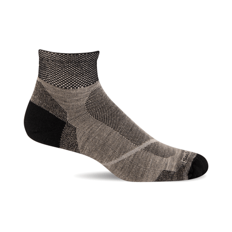 Sockwell Mens Pulse Firm Compression Mini Crew Socks  -  Medium/Large / Light Grey