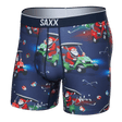 SAXX Mens Volt Breathable Mesh Boxer Brief  -  Small / Open Sleigh - Navy