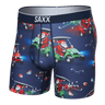 SAXX Mens Volt Breathable Mesh Boxer Brief  -  Small / Open Sleigh - Navy