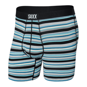 SAXX Mens Ultra Boxer Fly  -  Small / Desert Stripe/Blue