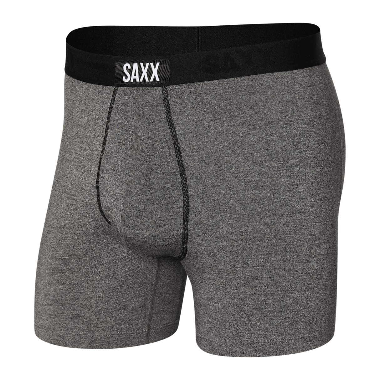 SAXX Mens Ultra Boxer Fly  -  Small / Salt & Pepper