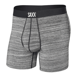 SAXX Mens Ultra Boxer Fly  -  X-Small / Spacedye Heather-Gray