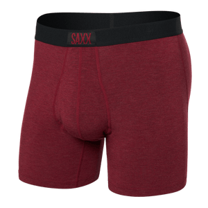 SAXX Mens Ultra Boxer Fly  -  Small / Tibetan Red Heather