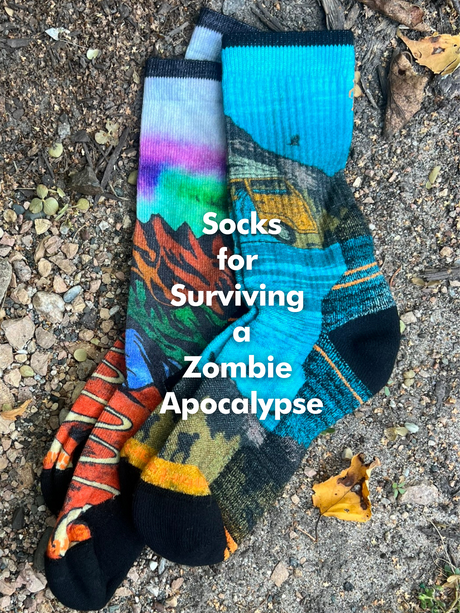 Socks for surviving a zombie apocalypse