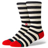 Stance Breton Crew Socks  -  Large / Black/White