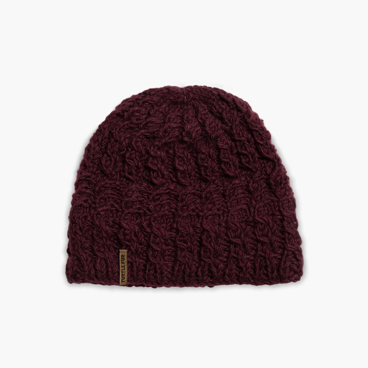 Turtle Fur Mika Wool Beanie  -  One Size Fits Most / Bordeaux