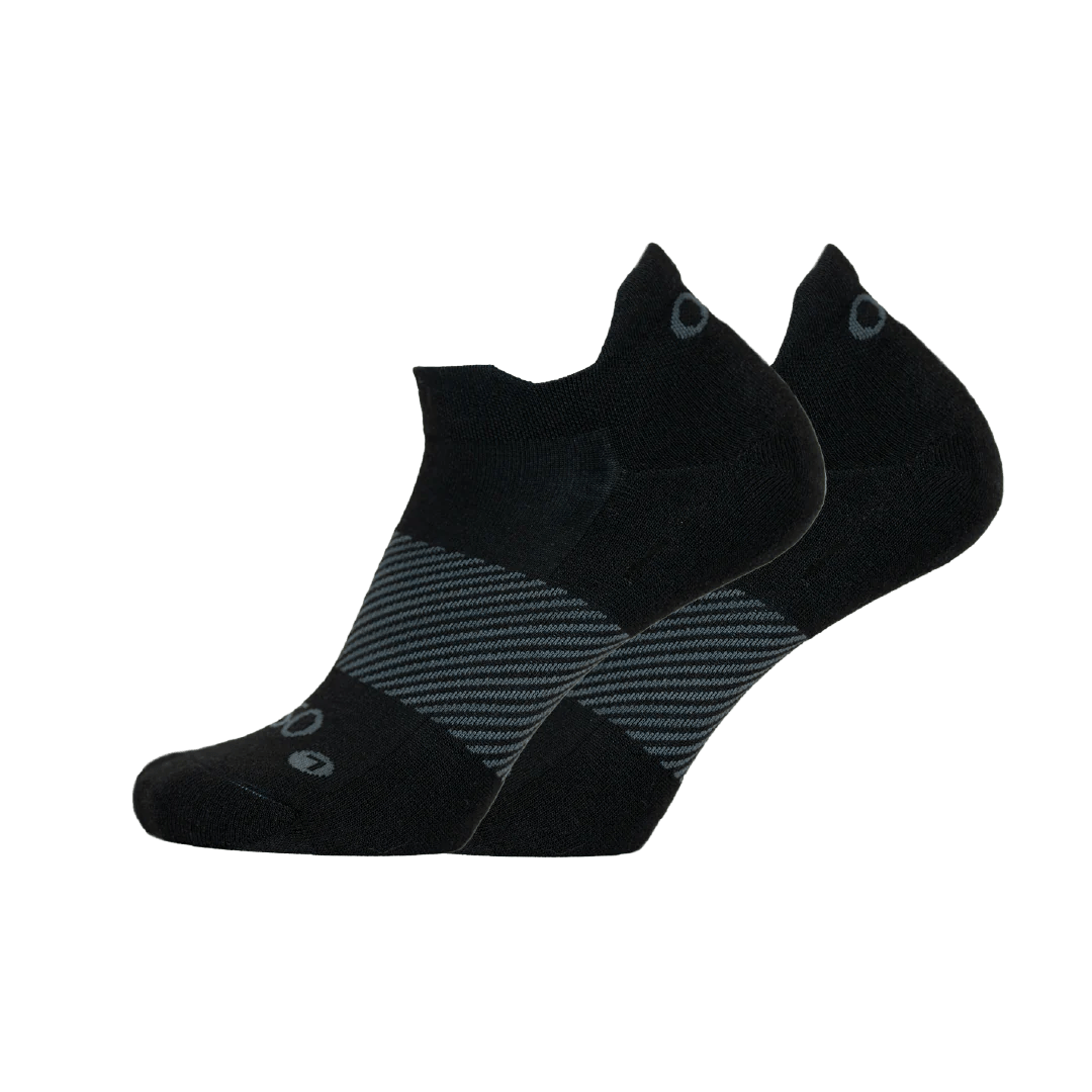 OS1st Wicked Comfort No Show Socks  -  Small / Black