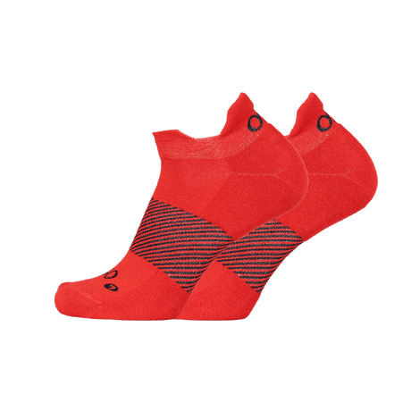 OS1st Wicked Comfort No Show Socks  -  Small / Cardinal