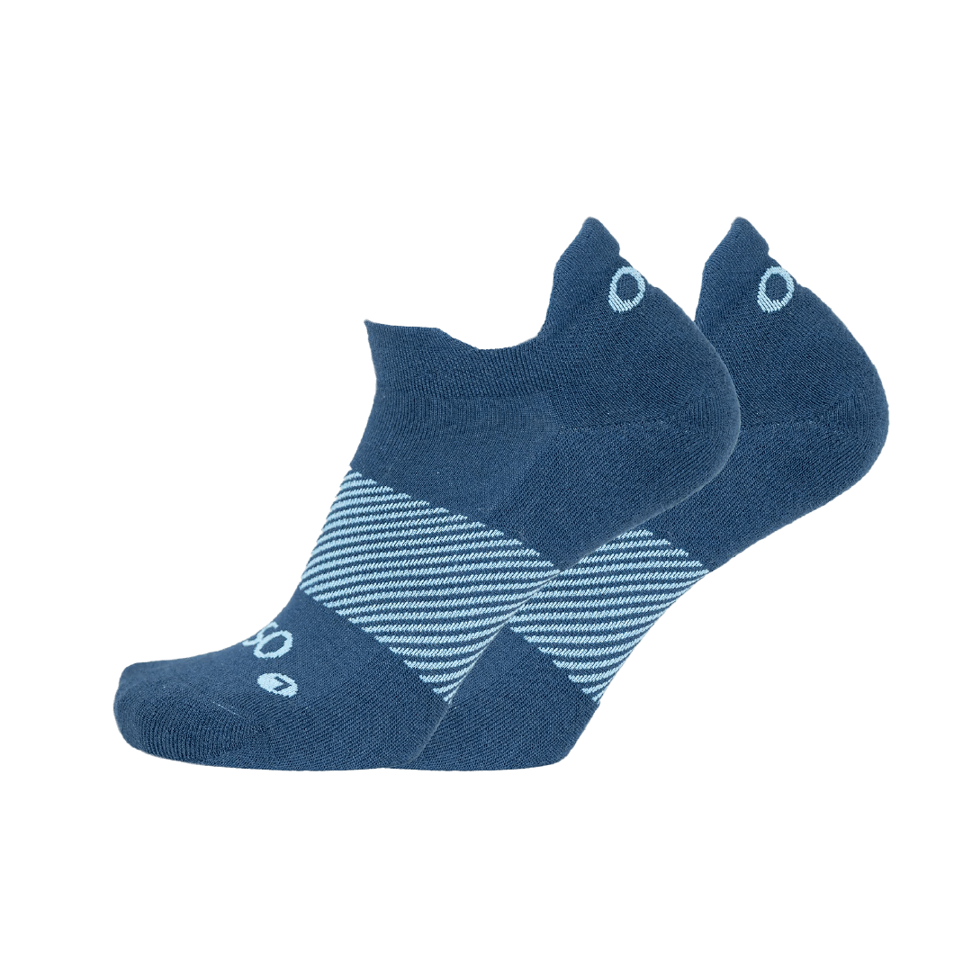 OS1st Wicked Comfort No Show Socks  -  Small / Navy