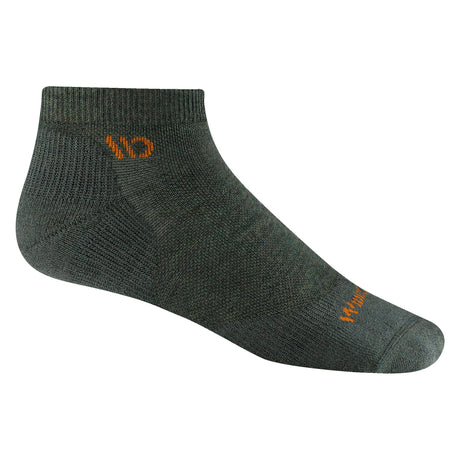 Wide Open Mens Solid Cushioned No Show Socks  -  Medium / Forest