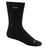 Wide Open Mens Solid Cushioned Micro Crew Socks  -  Medium / Black