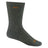 Wide Open Mens Solid Cushioned Micro Crew Socks  -  Medium / Forest