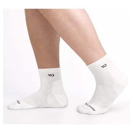 Wide Open Mens Solid Cushioned Quarter Socks  - 