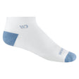 Wide Open Womens Solid Cushioned No Show Socks  -  Small / White