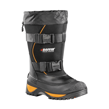 Baffin Mens Wolf Winter Boots  -  7 / Black/Expedition Gold