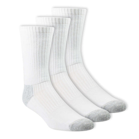 Ariat Cotton Crew 3-Pack Socks  -  Medium / White