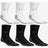 WORN Everyday Enhanced Crew 6-Pack Socks  -  Large / White