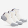 Thorlo Experia TECHFIT Light Cushion Low-Cut 3-Pack Socks  -  Small / White