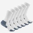 Thorlo Maximum Cushion Crew Running 6-Pack Socks  -  Large / White/Navy