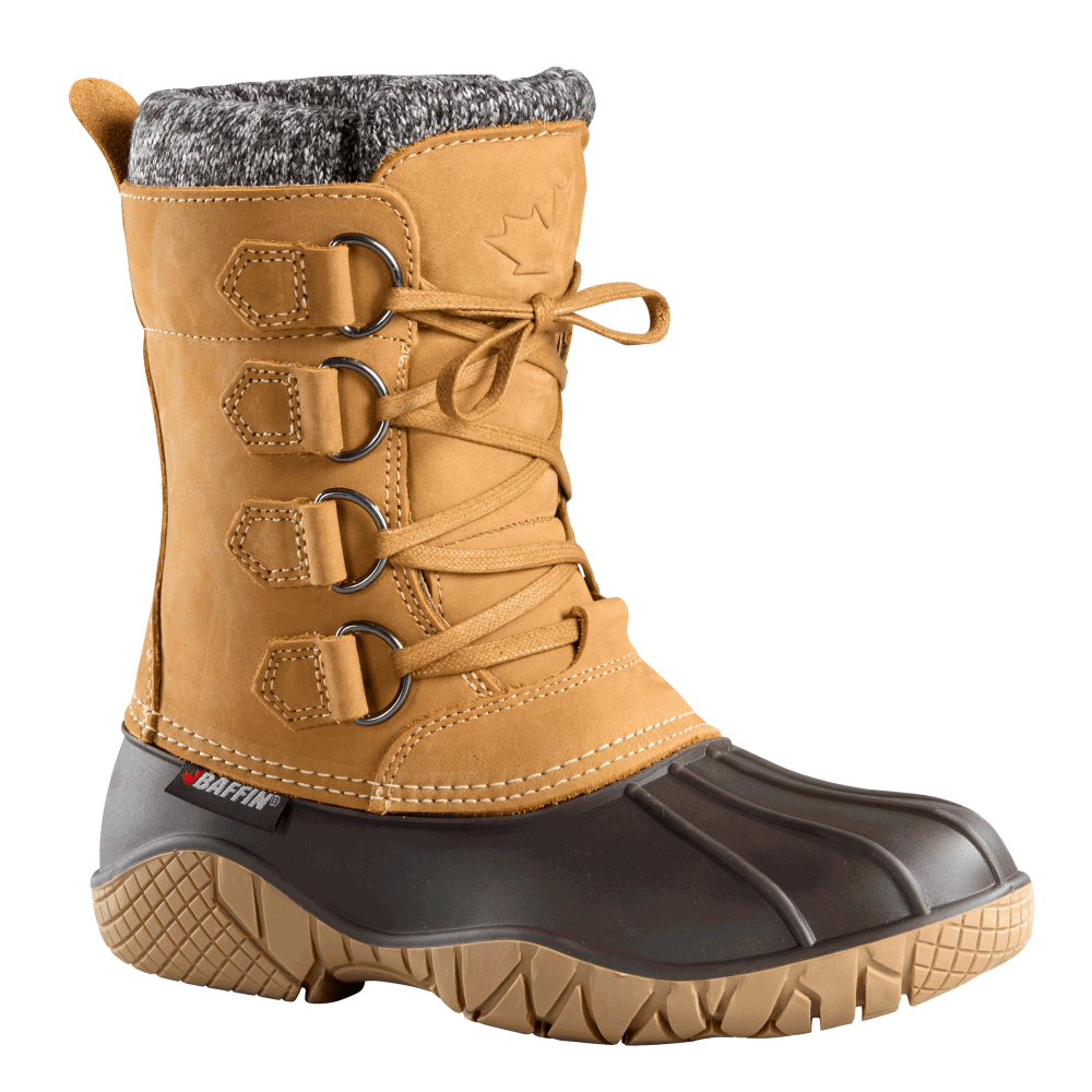 Baffin Womens Yellowknife Cuff Winter Boots  -  6 / Tan