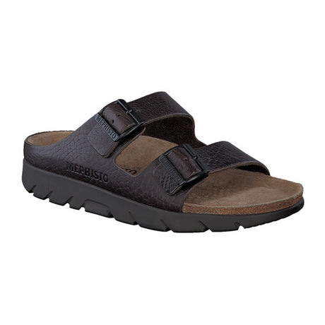 Mephisto Mens Zonder Sandals - Dark Brown