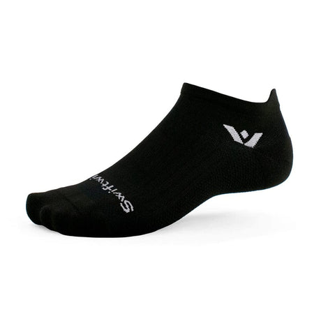 Swiftwick Aspire Zero No Show Socks  -  Small / Black