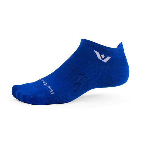 Swiftwick Aspire Zero No Show Socks  -  Small / Cobalt Blue