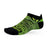 Swiftwick Aspire Zero Tab Socks  -  Small / Black Hi-Viz Wave