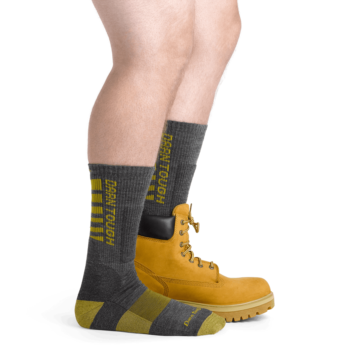 Darn Tough Mens Backbone Boot Midweight Work Socks  - 