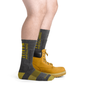 Darn Tough Mens Backbone Boot Midweight Work Socks  - 