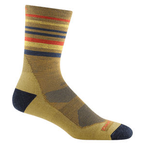 Darn Tough Mens Fastpack Micro Crew Lightweight Hiking Socks - Clearance  -  Medium / Sandstone