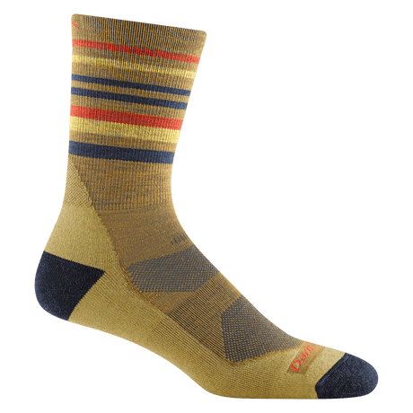 Darn Tough Mens Fastpack Micro Crew Lightweight Hiking Socks  -  Medium / Sandstone