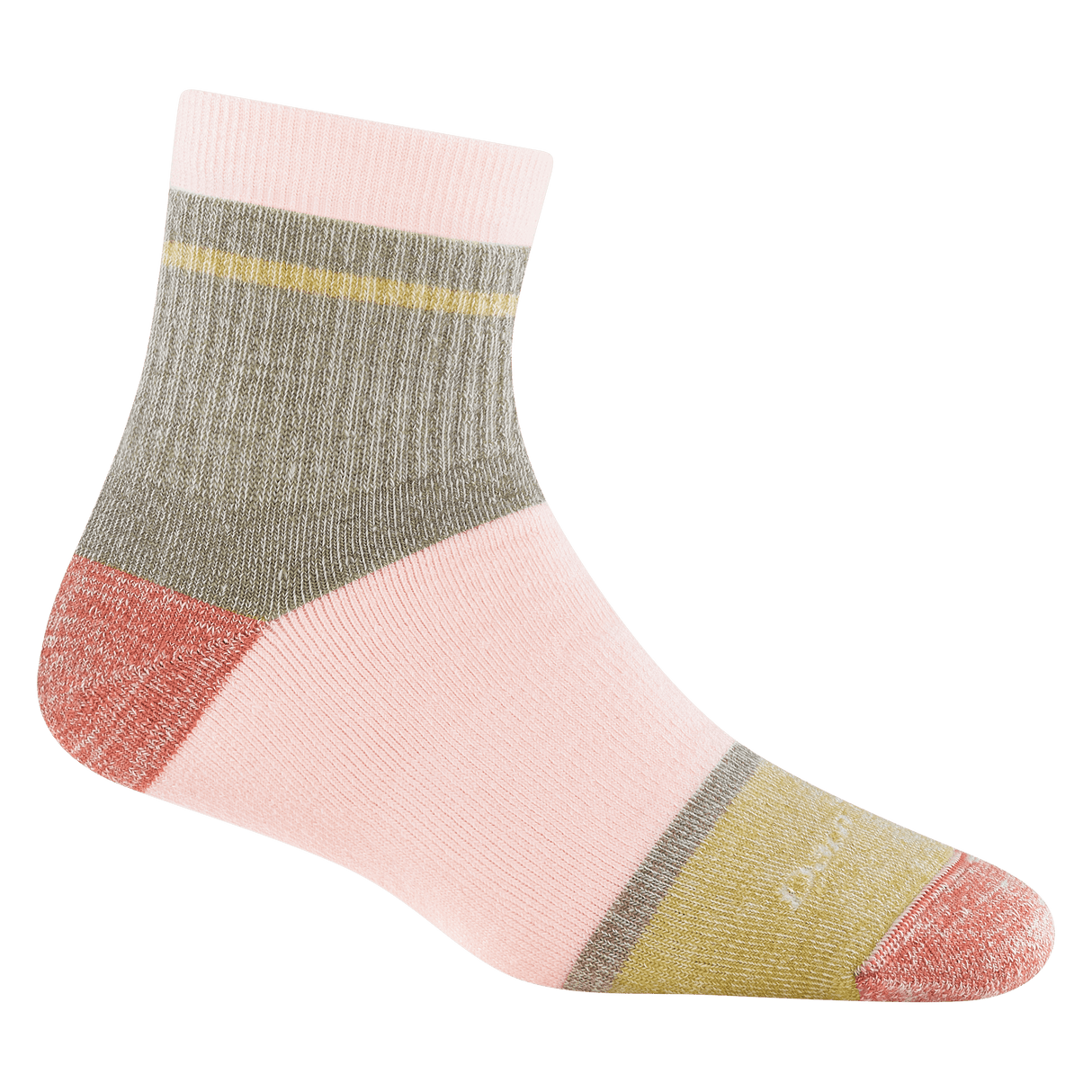 Darn Tough Womens Home Base Shorty Heavyweight with Cushion Lifestyle Socks  -  Small / Dusty Rose