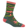 Darn Tough Womens Homer Crew Lightweight Lifestyle with Cushion Socks  -  Small / Kelp