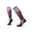 Smartwool Womens Ski Zero Cushion Floral Field Print OTC Socks  -  Small / Picante