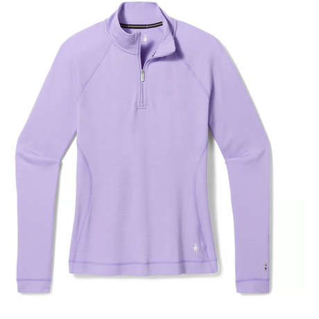 Smartwool Womens Classic Thermal Merino Base Layer 1/4 Zip - Clearance  -  Small / Ultra Violet