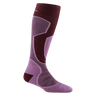 Darn Tough Womens Outer Limits Over-The-Calf Lightweight Ski & Snowboard Socks  -  Small / Burgundy