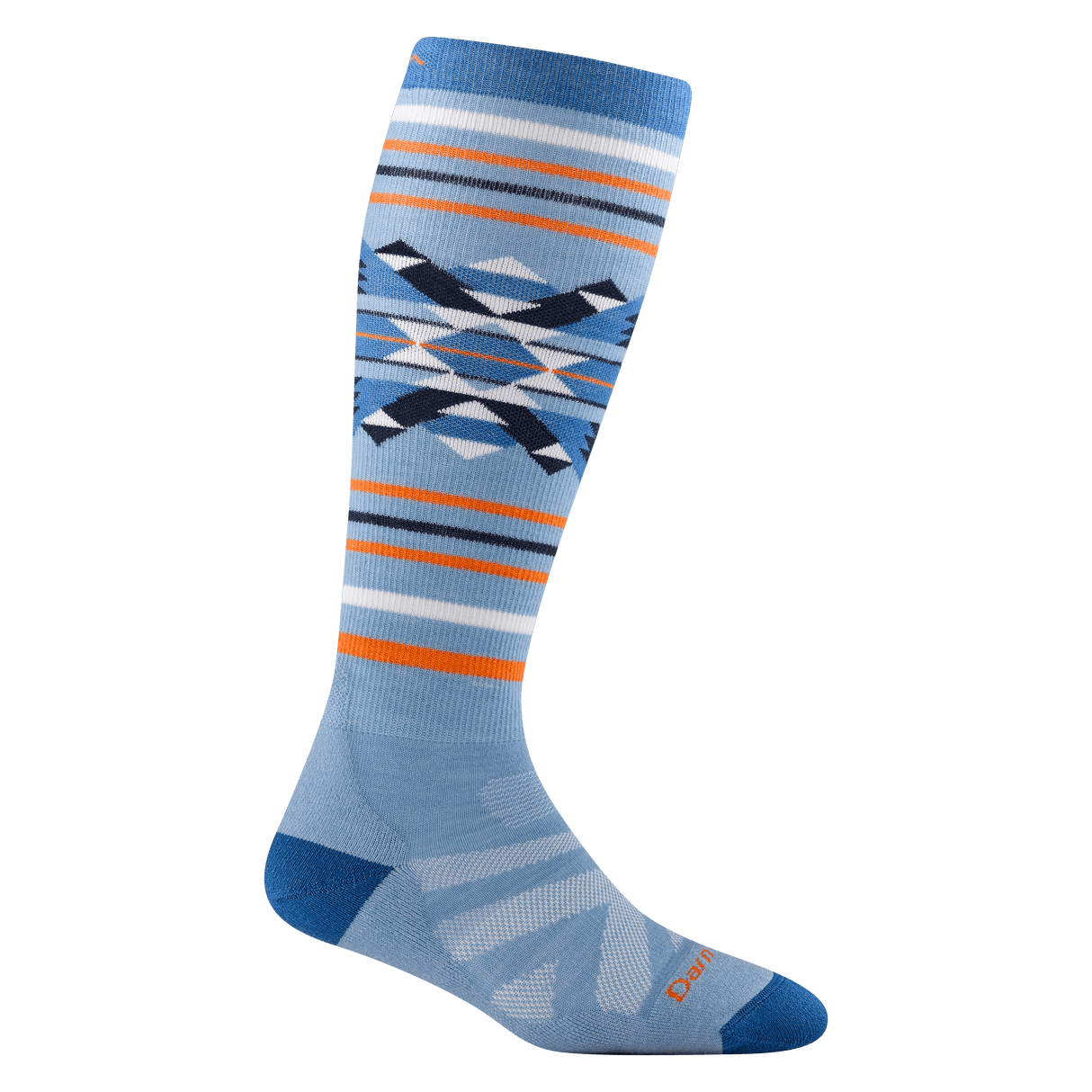 Darn Tough Womens Snowscape OTC Lightweight with Cushion Snow Socks  -  Small / Bluebird