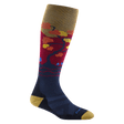 Darn Tough Womens Enchanted Over-The-Calf Midweight Ski & Snowboard Socks  -  Small / Autumn