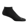 Darn Tough No Show Lightweight Tactical Socks with No Cushion  -  X-Small / Black