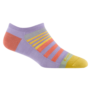 Darn Tough Womens Beachcomber No Show Lightweight Lifestyle Socks  -  Small / Lavender