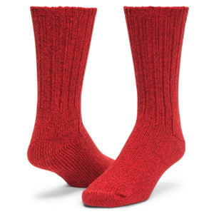 Wigwam El-Pine Crew Heavyweight Wool Socks  -  Medium / Red Heather