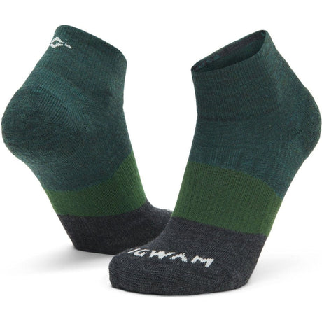 Wigwam Trail Junkie Lightweight Quarter Socks  -  X-Large / Black