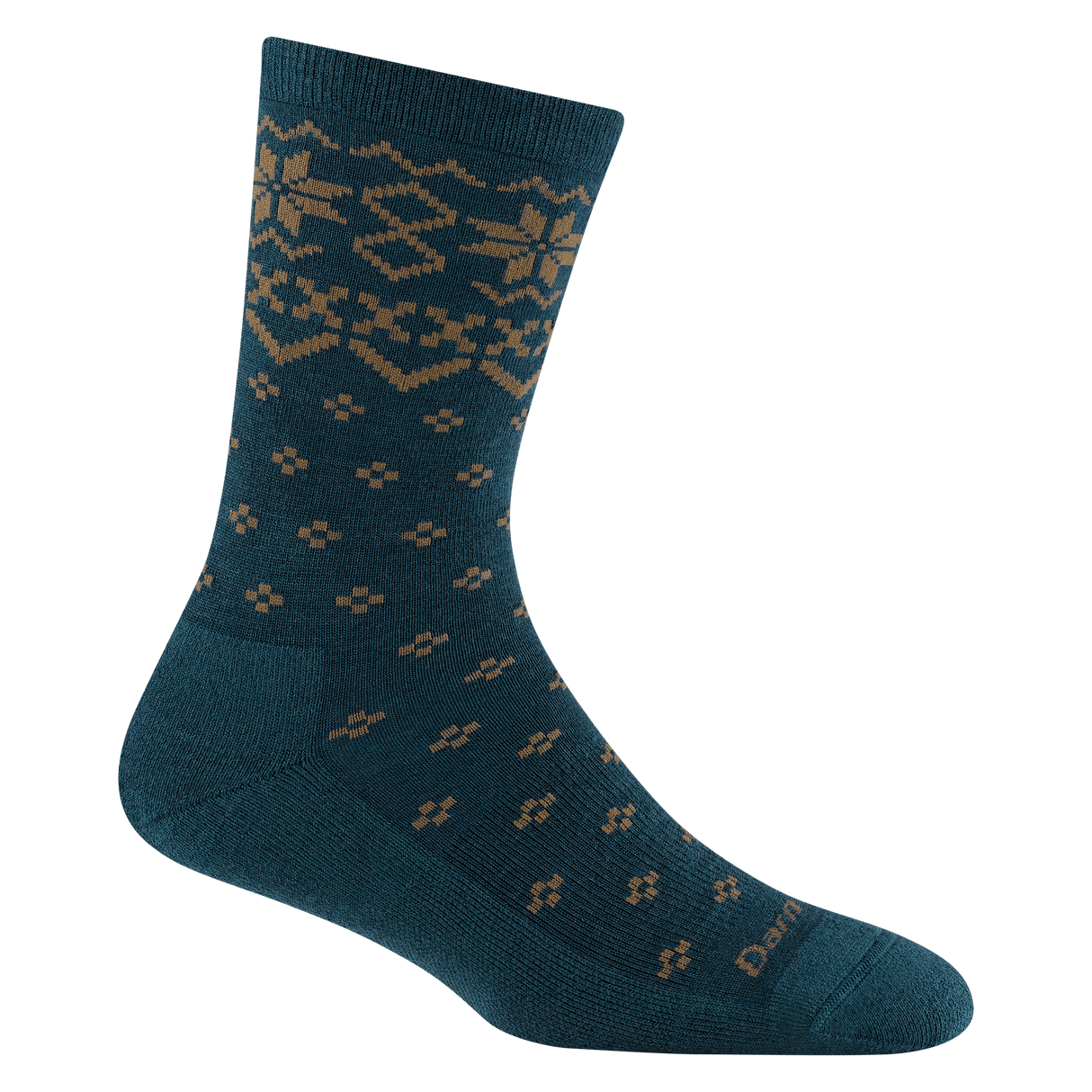 Darn Tough Womens Shetland Crew Lightweight Lifestyle Socks  -  Small / Dark Teal