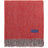 Faribault Mill Ashby Wool Throw Blanket  -  Red Twill