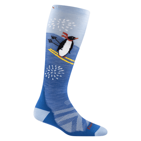 Darn Tough Juniors Penguin Peak OTC Midweight with Cushion Socks  -  Small / Stellar